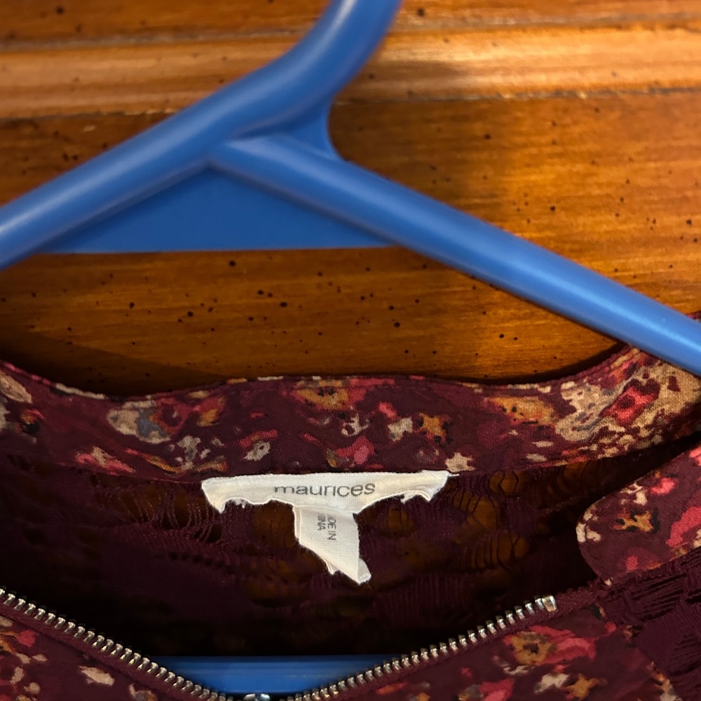 Maurices partial sheer top - Picture 3 of 3